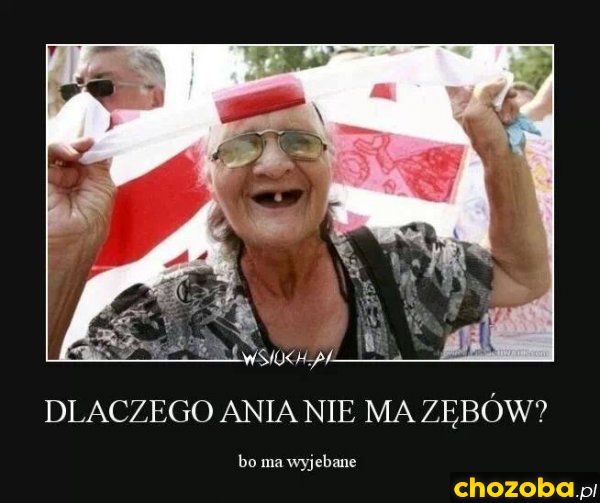 Dlaczego nie ma zębów?