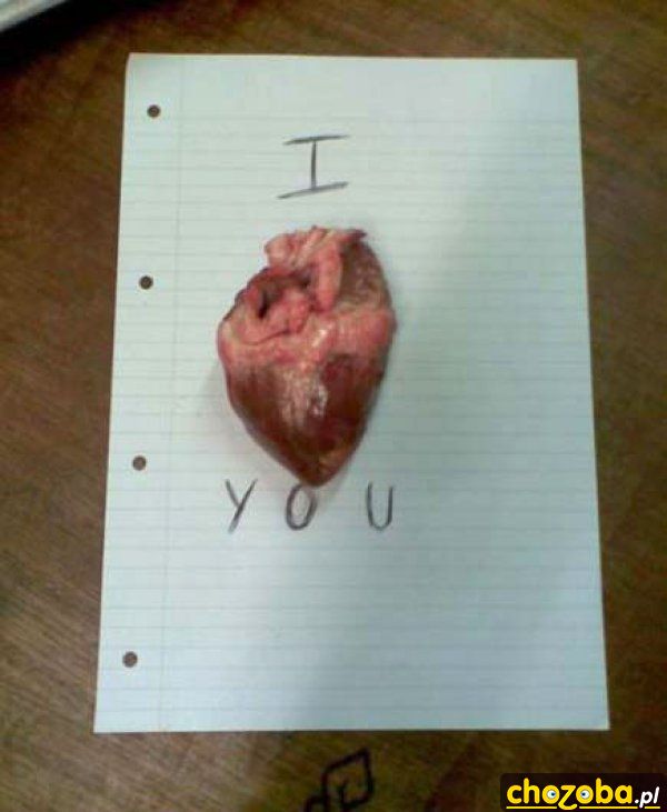 I love you