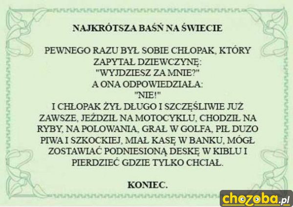 Najkrótsza baśń na świecie