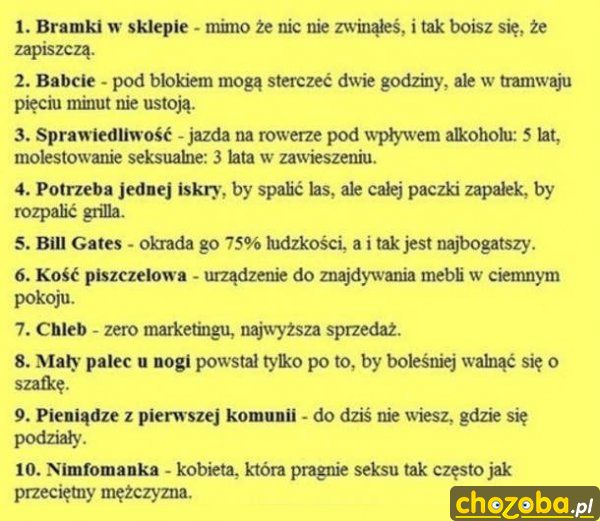 10 prawd