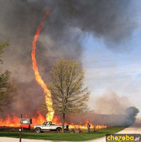Ogniste tornado