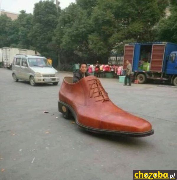 Z buta nie tylko się idzie...