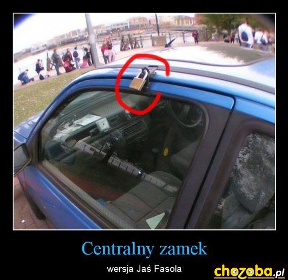 Zamek centralny typu Jaś Fasola