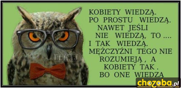 Bo One wiedzą ...