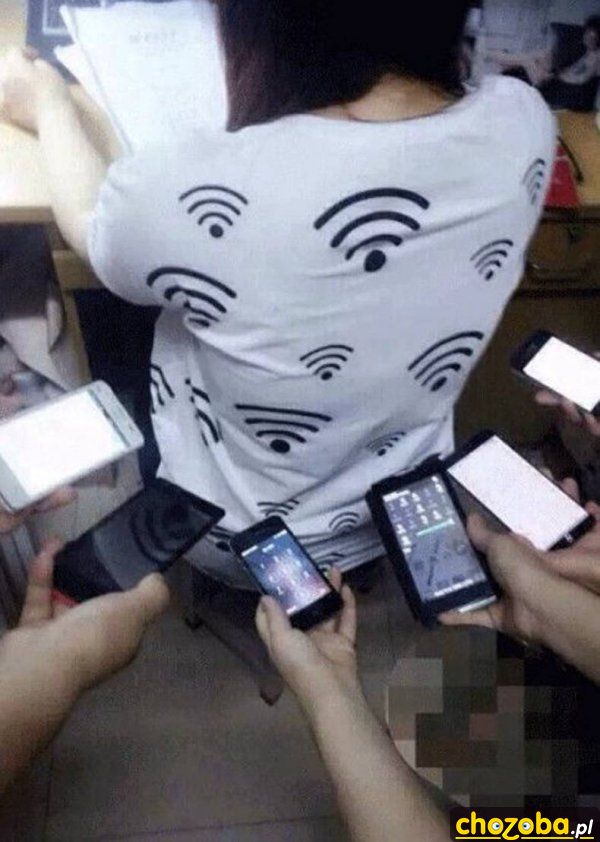 Bluzka z wifi