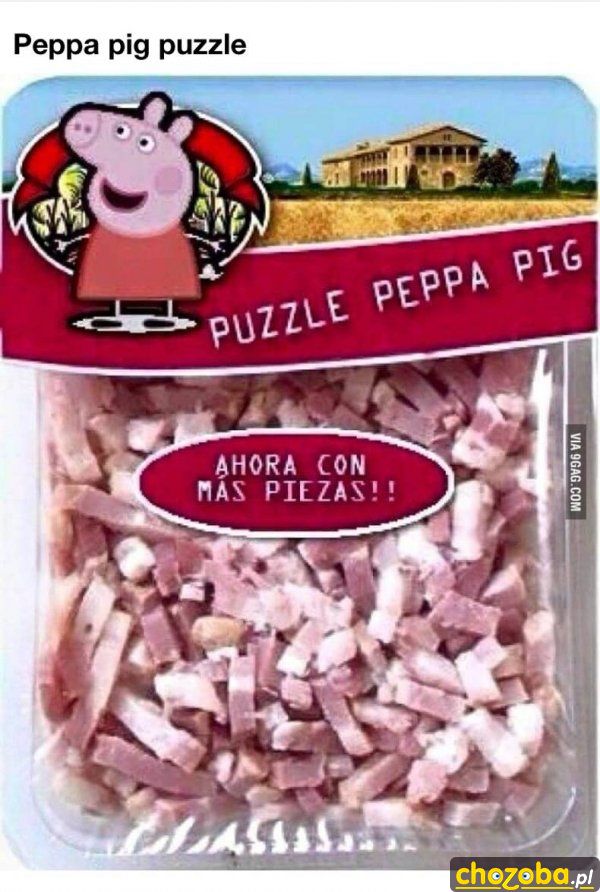 Puzzle - ułóż świnię