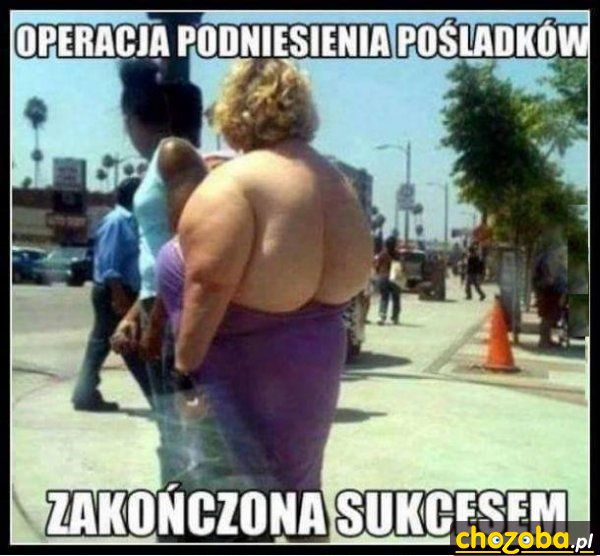 Dupa na plecach