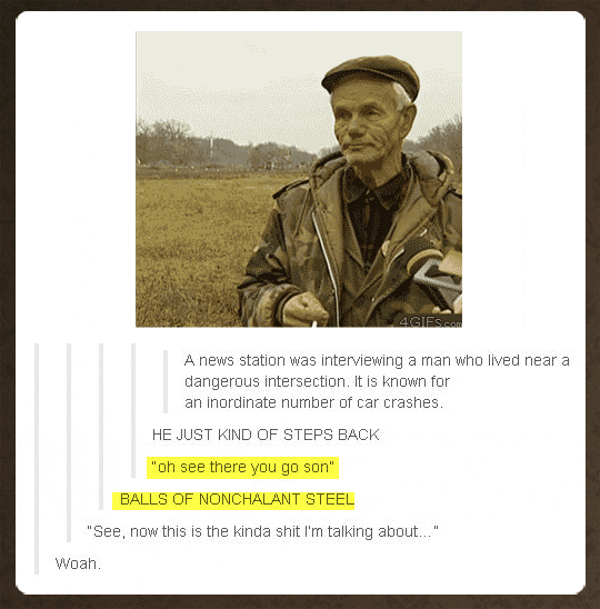Dziadka nic nie zaskoczy