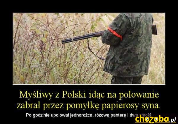 Zapal dla relaksu przed polowaniem