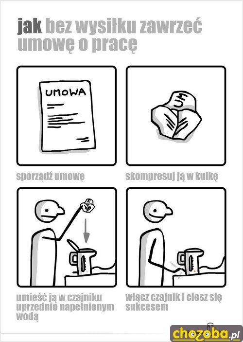Jak bez wysiłku zawrzeć umowę o pracę