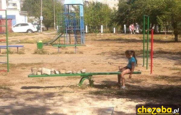 Z przyjacielem na huśtawce