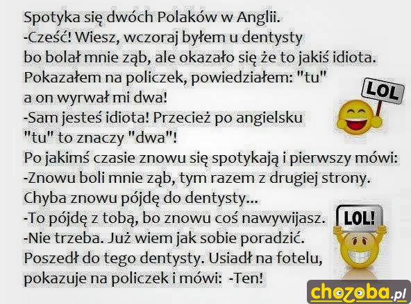 W Anglii u dentysty