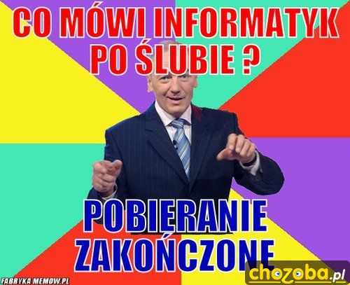 Informatyk po ślubie