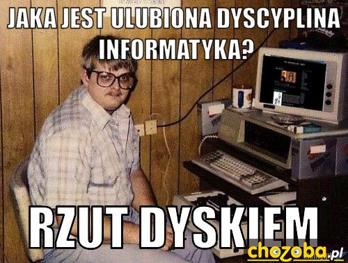 Ulubiona dyscyplina informatyka