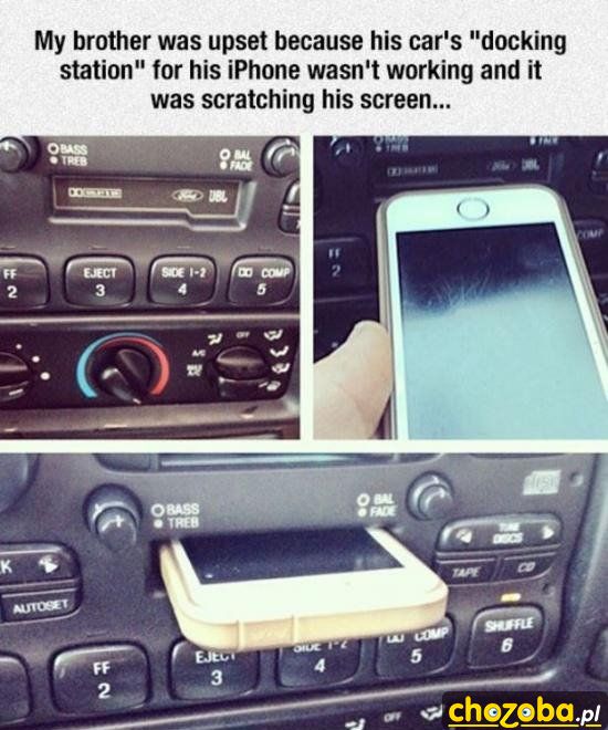 Stacja dokująca do iPhone'a nie działa