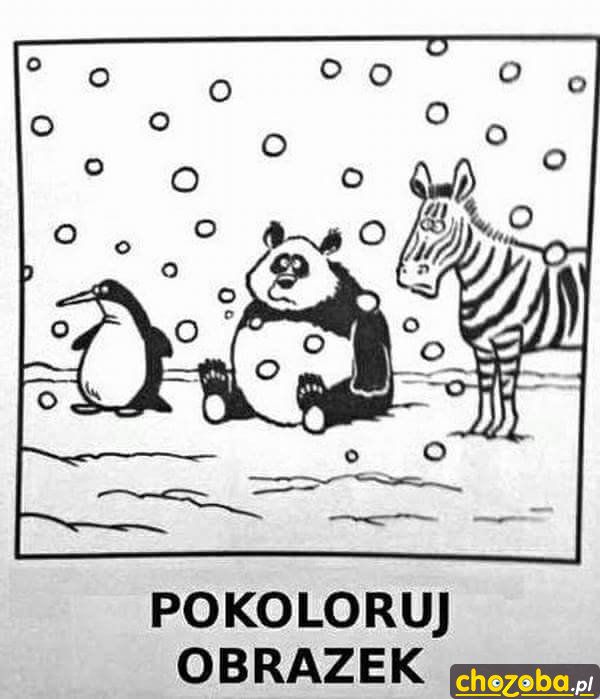 Pokoloruj obrazek 