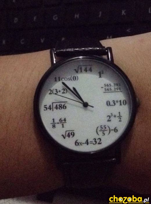 Zegarek matematyka