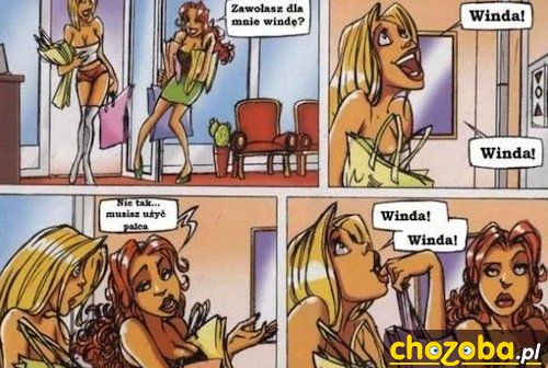 Blondynka i winda