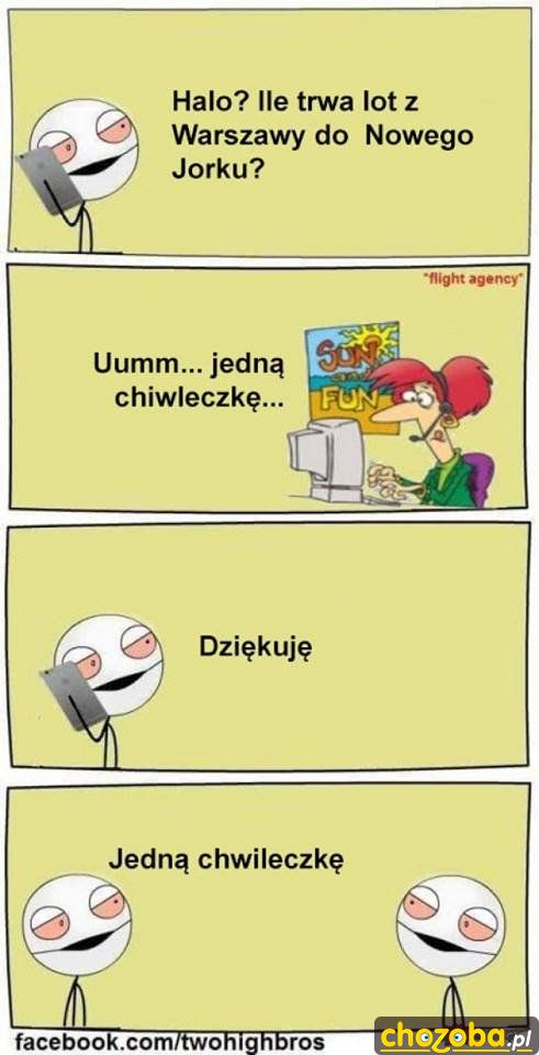 Ile trwa lot ?