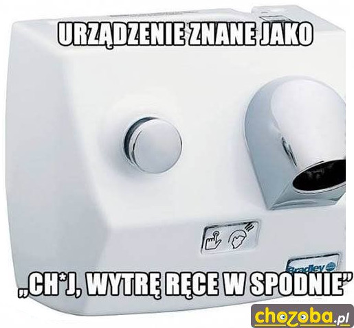 wytrę w spodnie