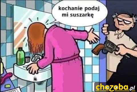 Podaj suszarkę 