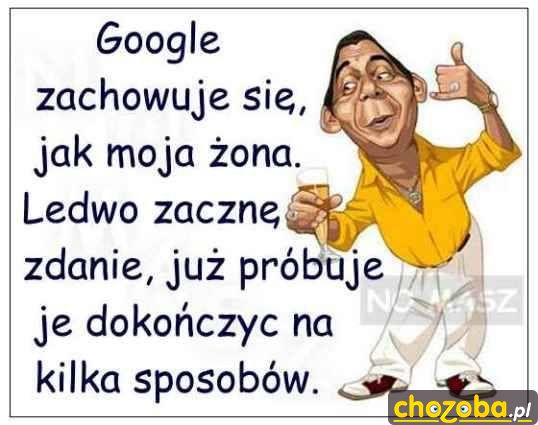 Żona jak google