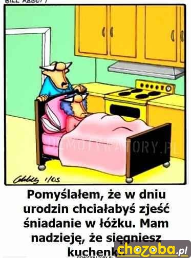 Śniadanie w łóżku