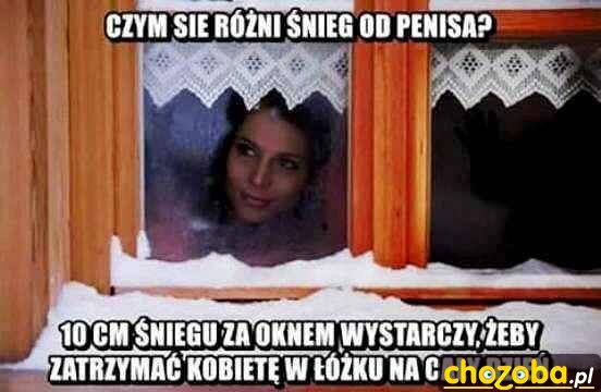 Czym się różni śnieg od penisa ?