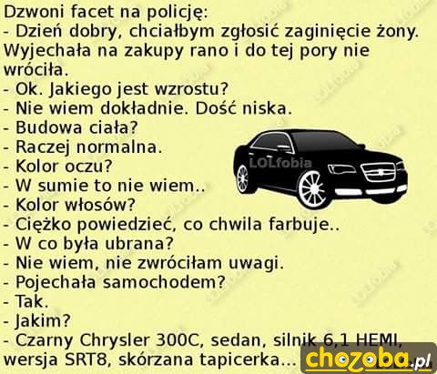 Zaginięcie żony...