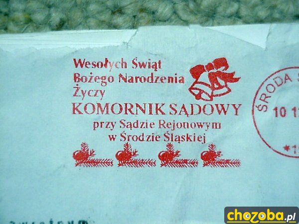 List od komornika