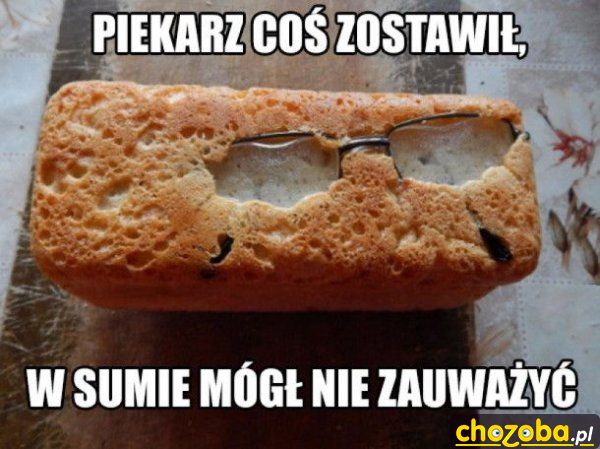 Piekarz coś zostawił