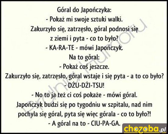 Góral vs Japończyk