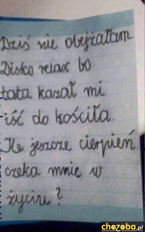 Ile jeszcze cierpień?