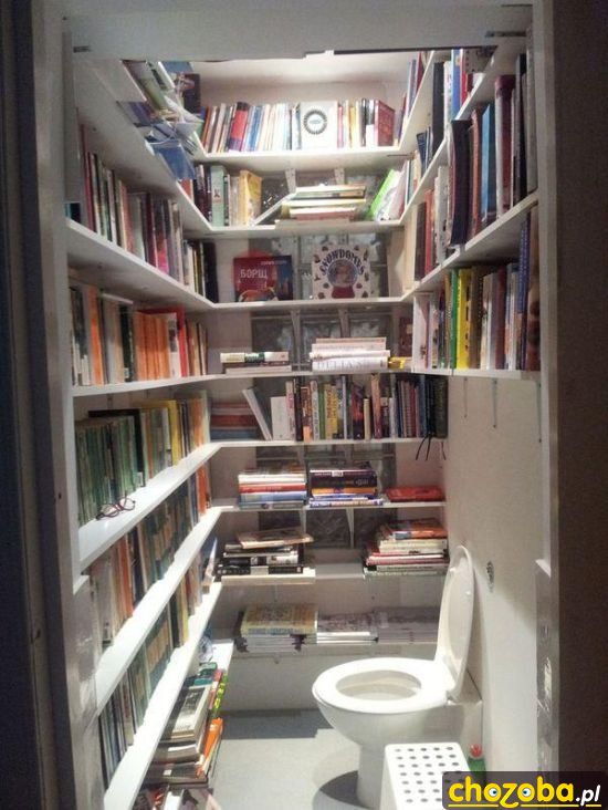 Dużo czasu spędzam w bibliotece 