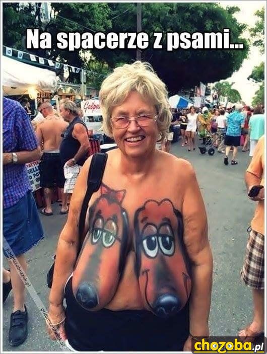 Spacer z psami