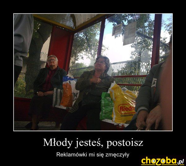 Reklamówki mi się zmęczyły