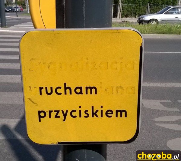 Rucham przyciskiem