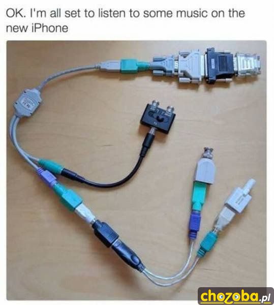 Przejściówka do iPhone'a