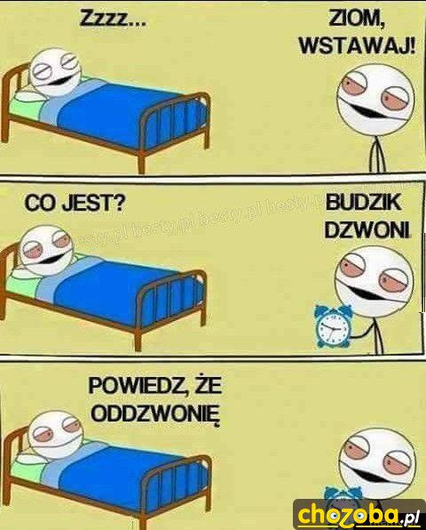 Budzik dzwoni