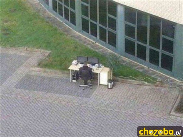 Biuro na świeżym powietrzu