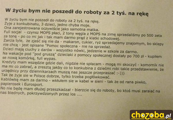Robota za 2 tys.