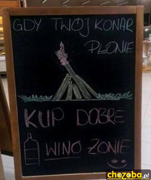 Gdy Twój konar płonie