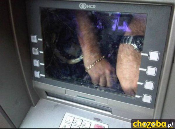 W bankomacie