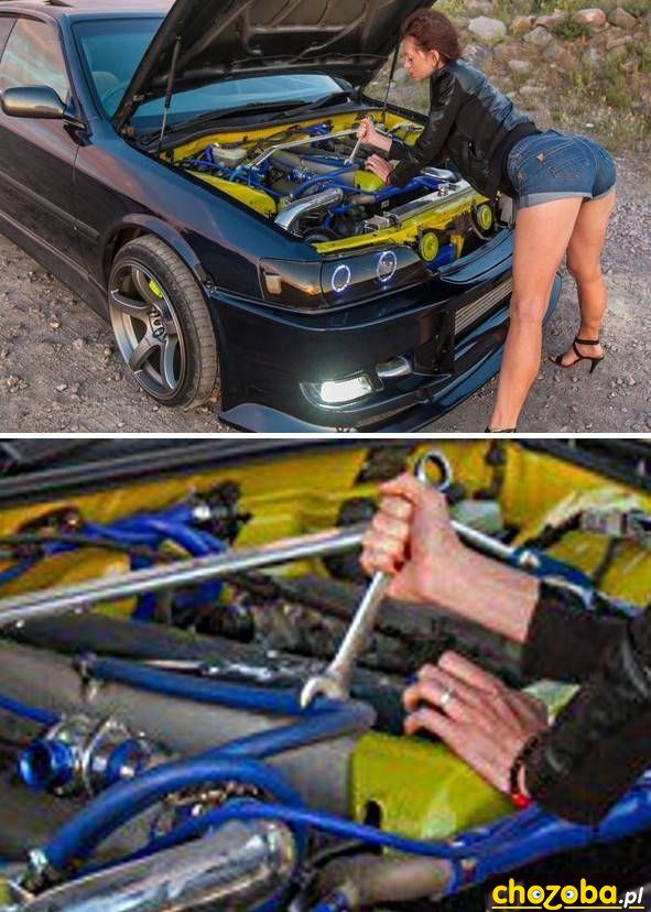 Kobieta mechanik