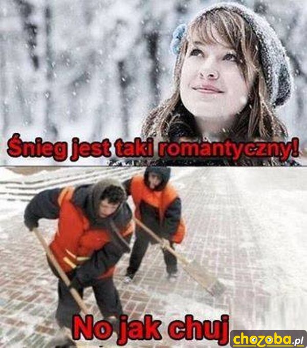 Romantyczny śnieg