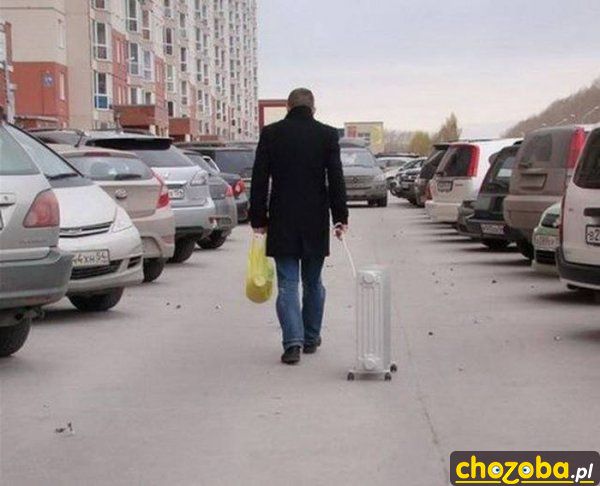 Na spacerze z grzejnikiem