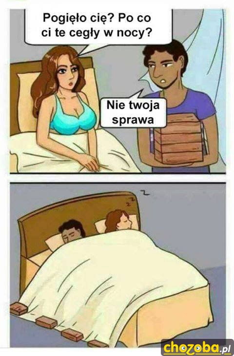 Cegły w nocy