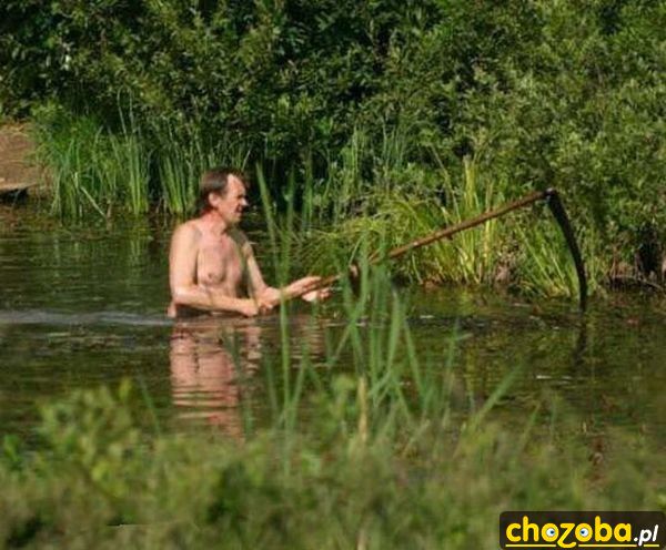 Dziwny wędkarz