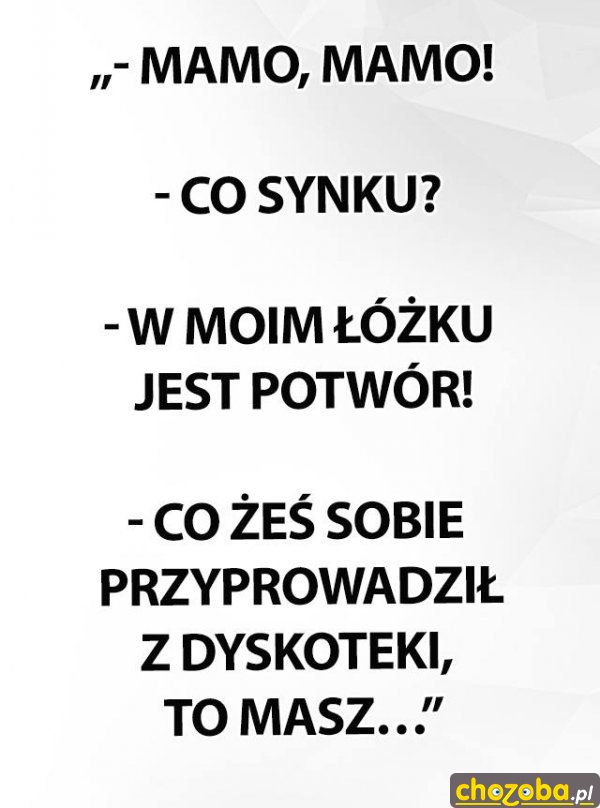 Potwór w łóżku