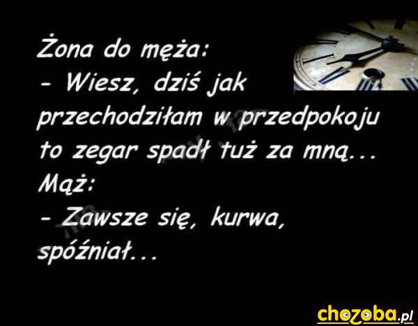 Zegar w przedpokoju